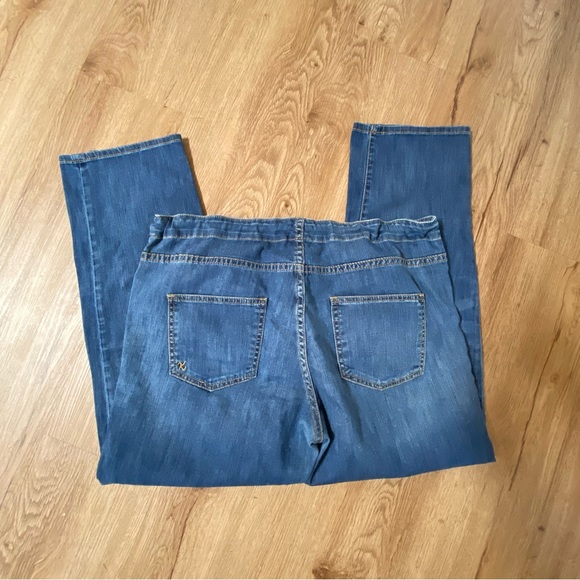 Kut from the Kloth drawstring cropped jeans, sz 10 - Picture 8 of 11